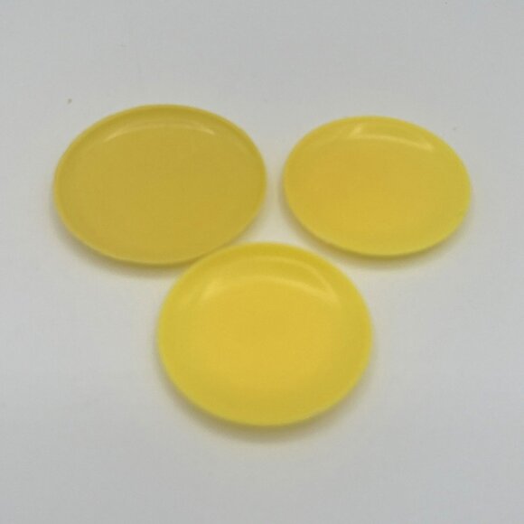 Barbie, Vintage Yellow Accessories. Very Nice Lot. Dishes, Cake Plates , Cups. - Picture 5 of 10